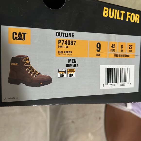 Mens Caterpillar Work Boots ?. Brand New with Box (SoftToe) Size 9 main image 4